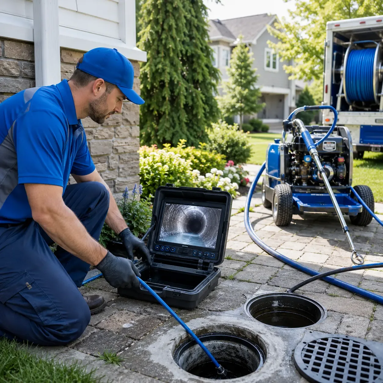Outdoor drain cleaning professionals serving Whitsett, TX