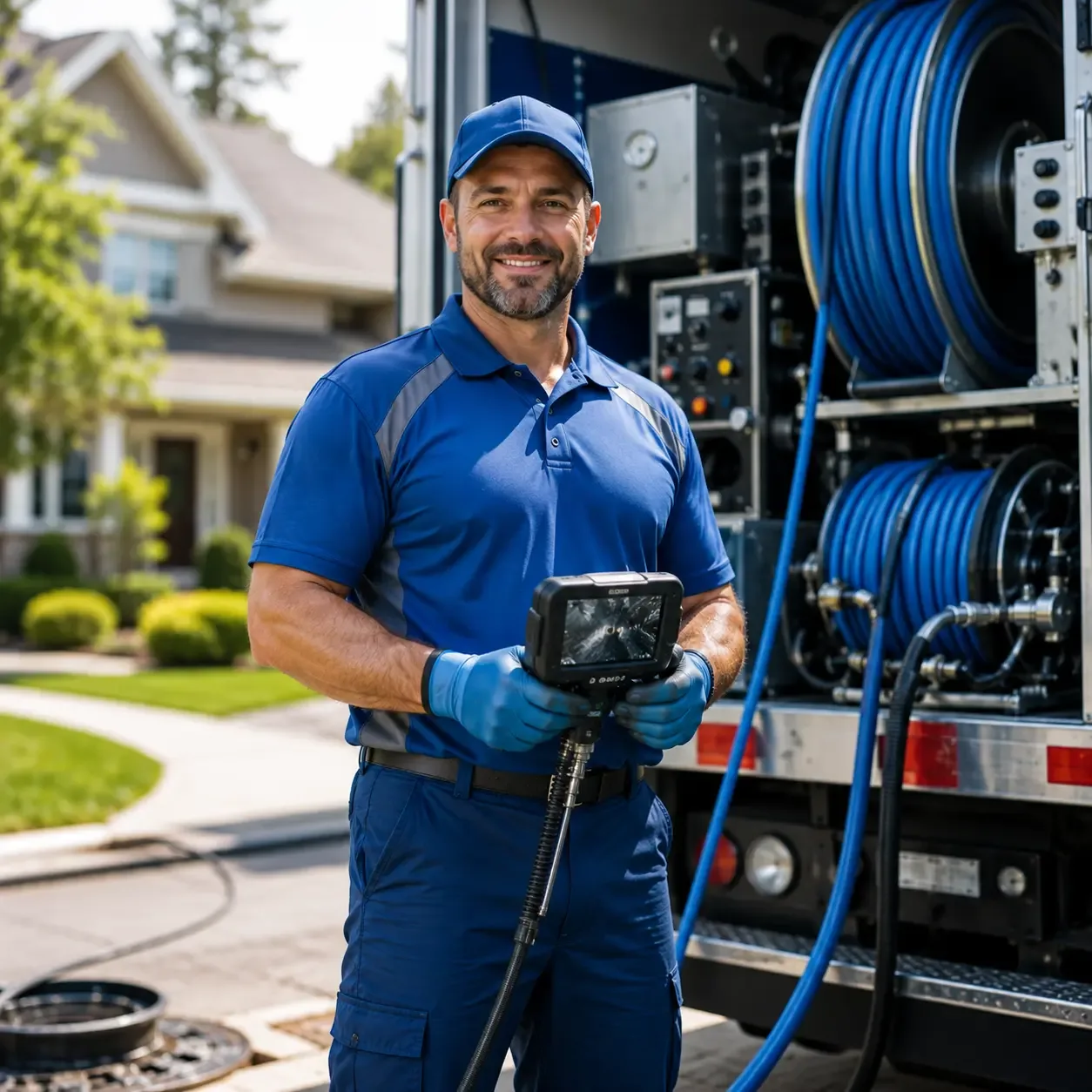 Local outdoor drain cleaning specialists in Whitsett, TX